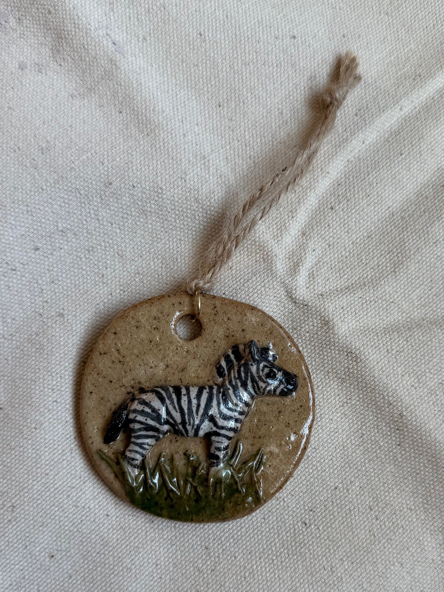 Zebra Ornament