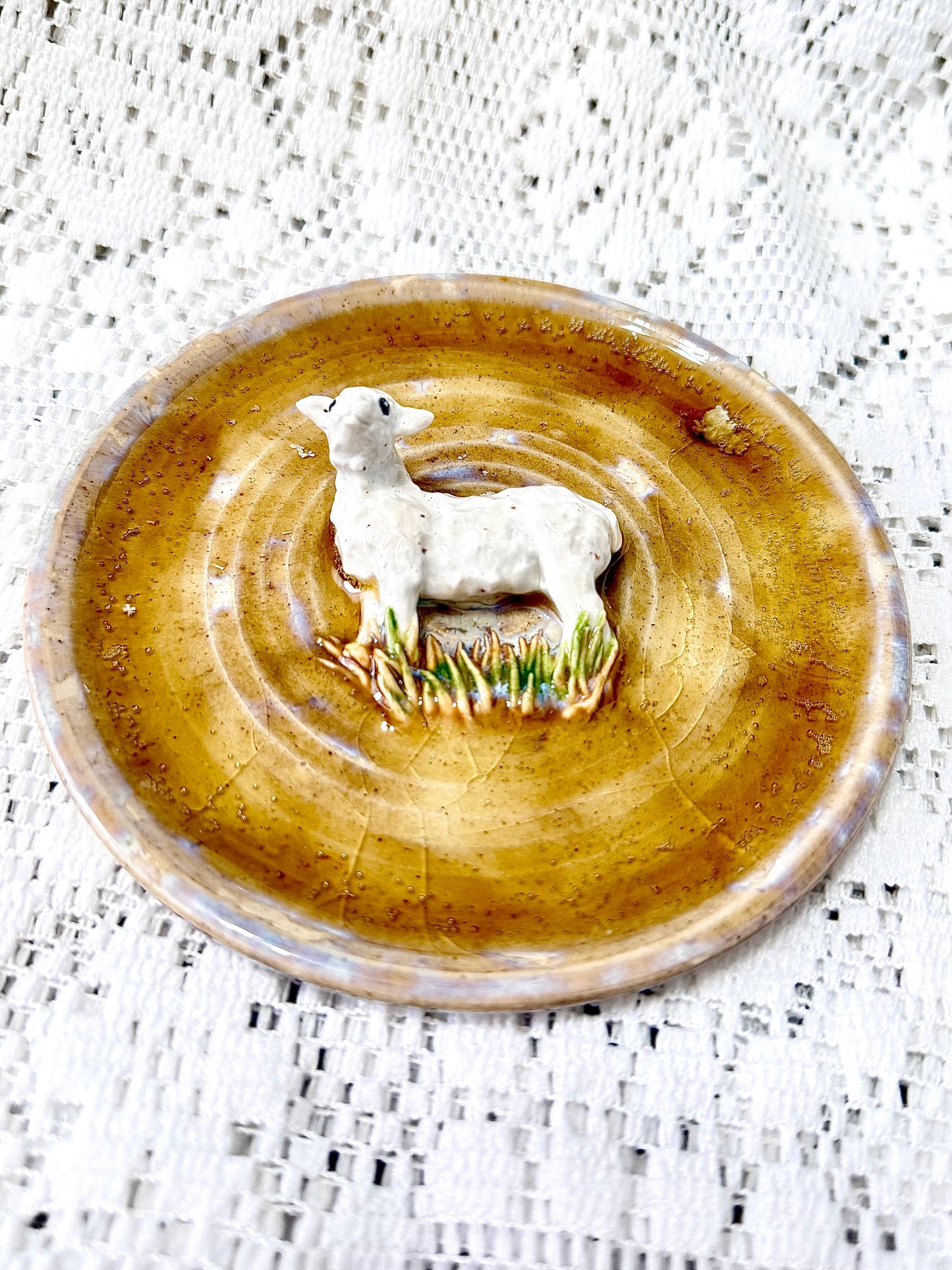 Lamb Jewelry Dish