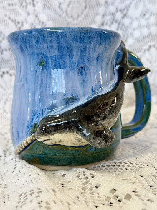 Diving Narwhal Mug 🌊