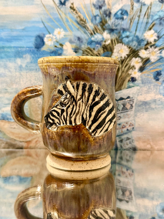*Superficial Crack* Zebra Mug