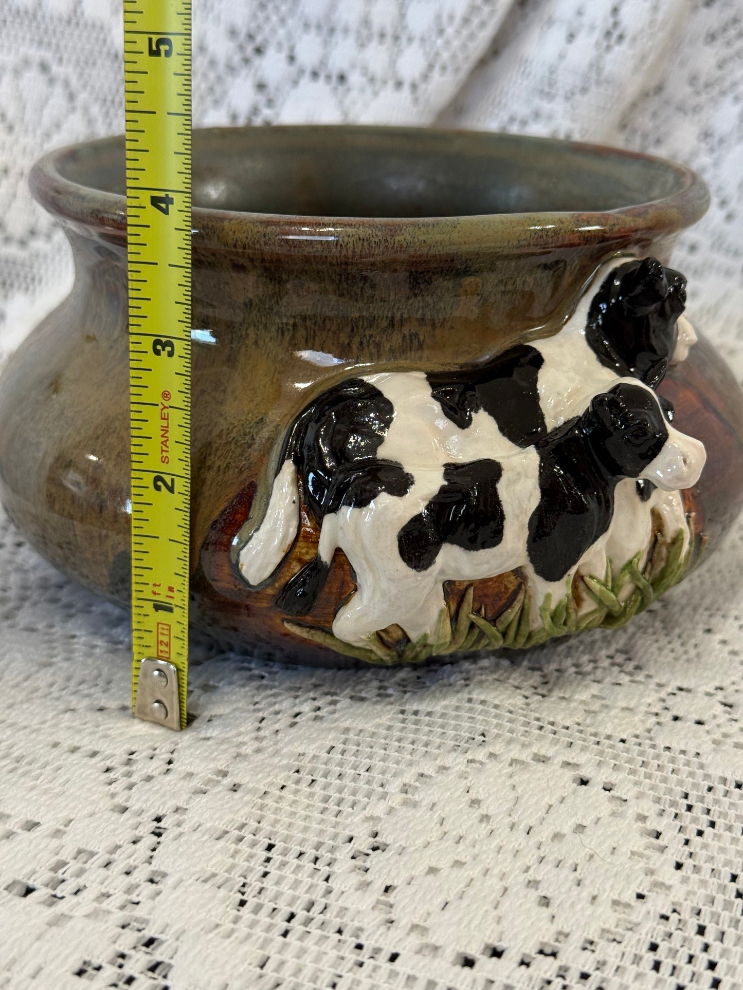 Cow and Calf Flower Pot 🐄