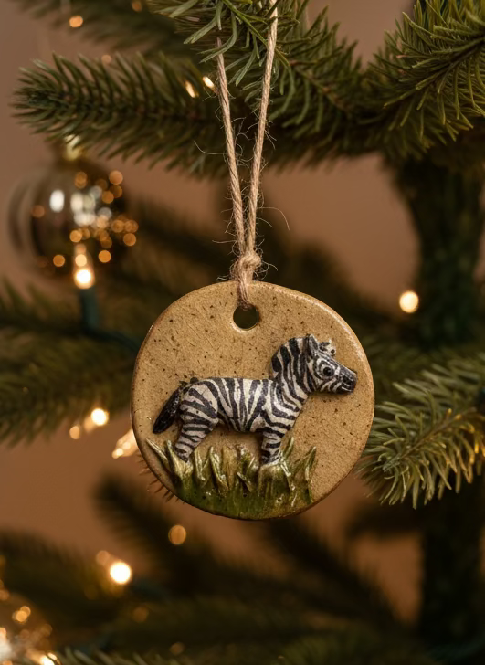 Zebra Ornament