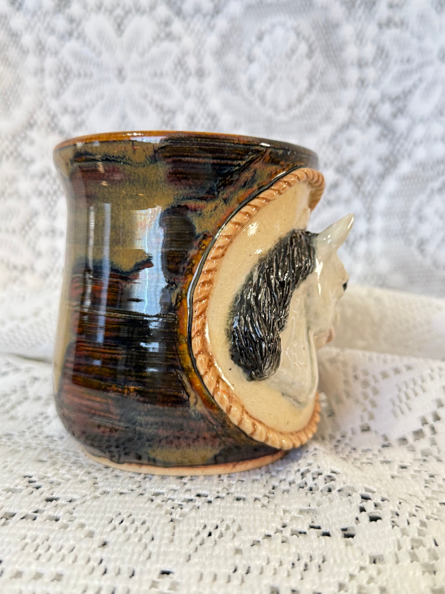 Rope Framed Horse Mug 🐴