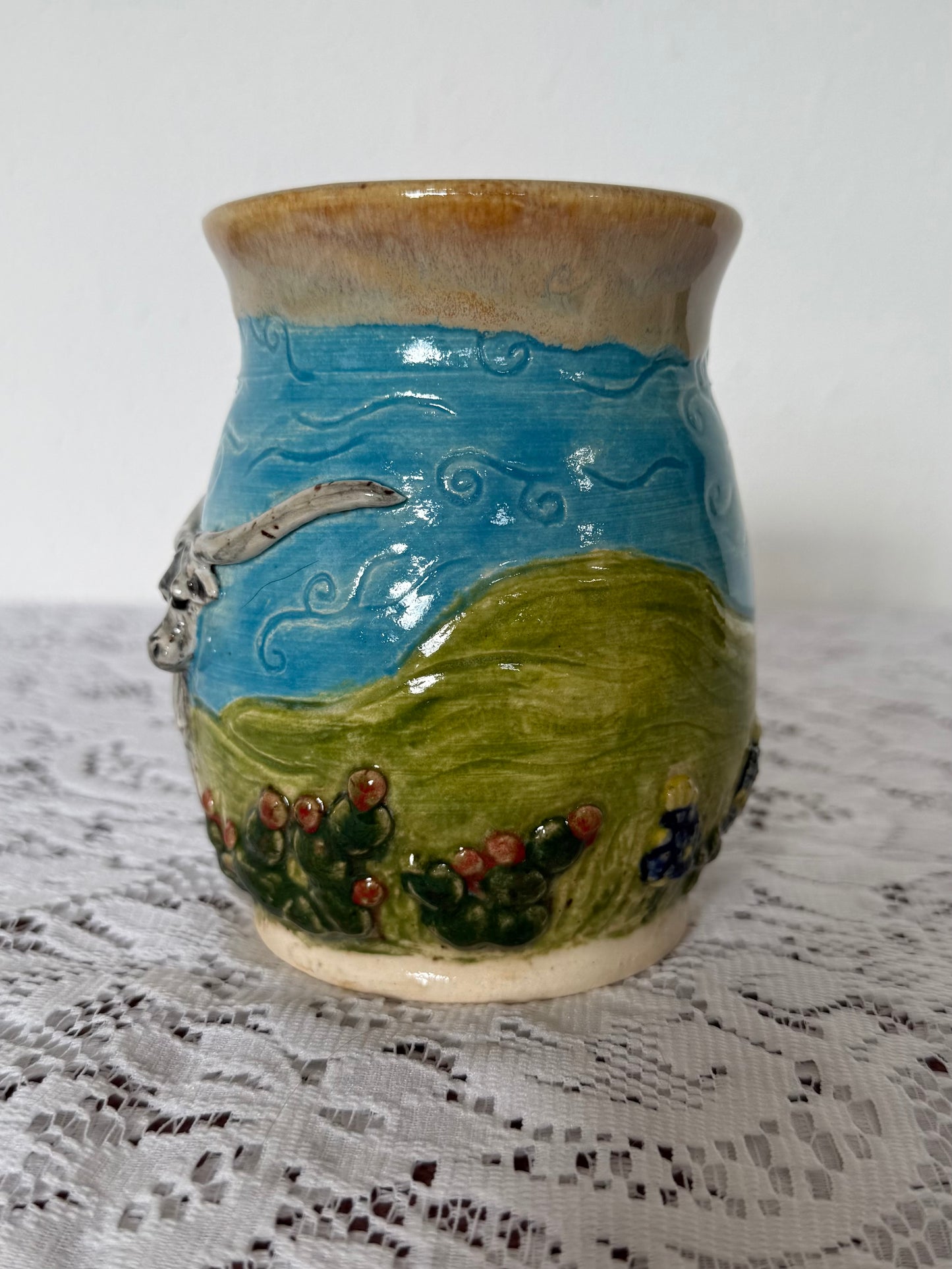 **Handle Crack** Longhorn Mug 2