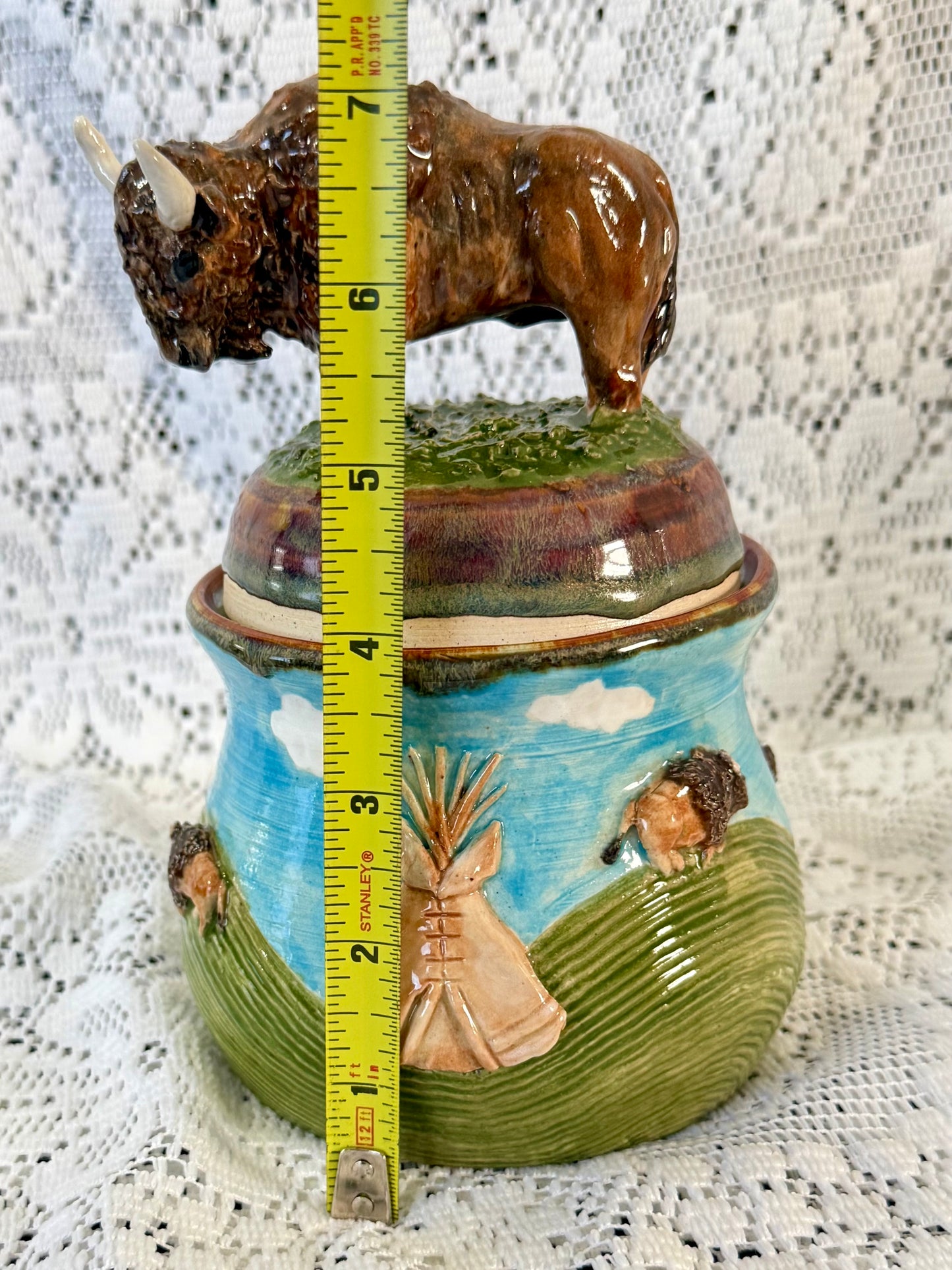 Buffalo Jar/Sourdough Container 🦬