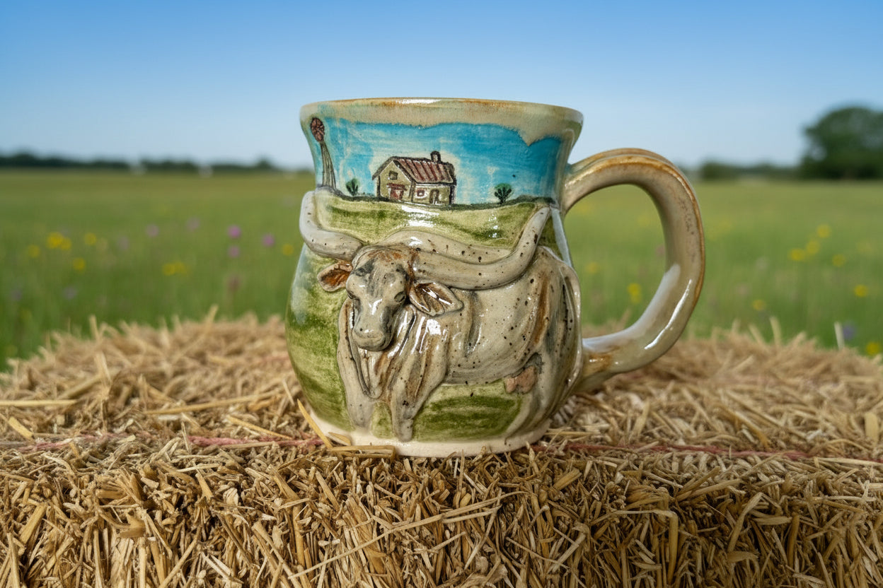 *Seconds* Longhorn Mug