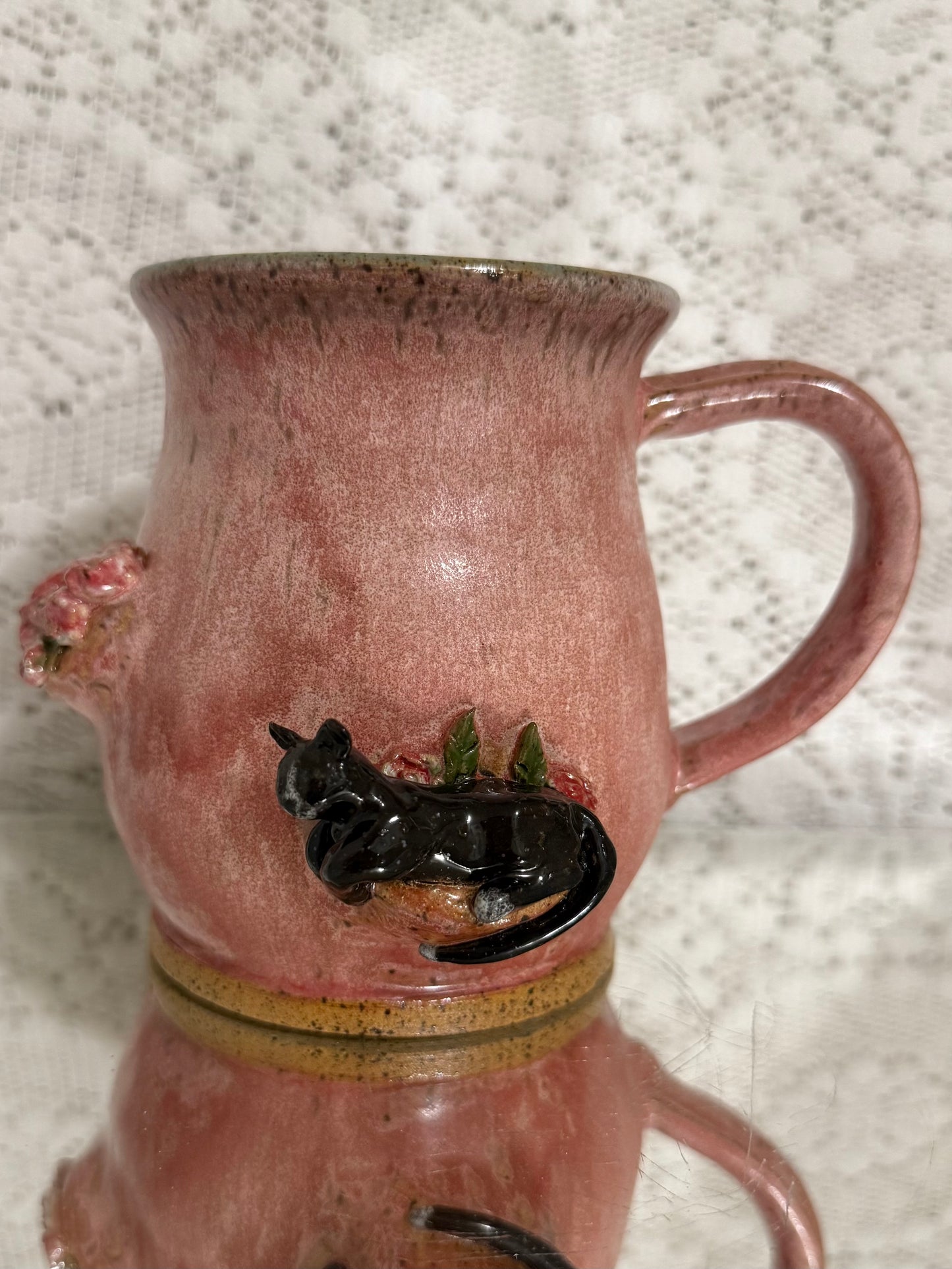 Flower Cat Mug