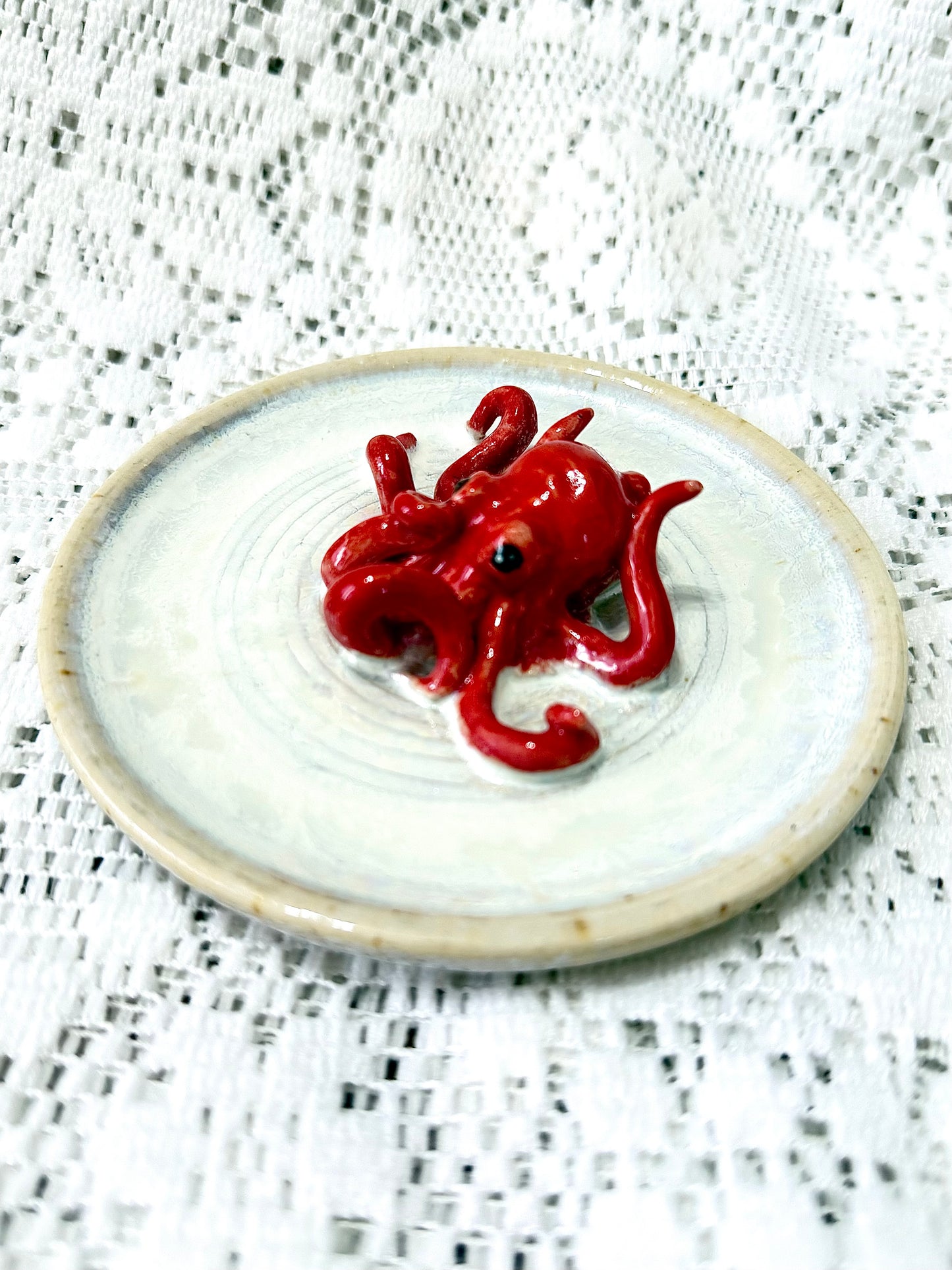 Shimmery Octopus Jewelry Dish