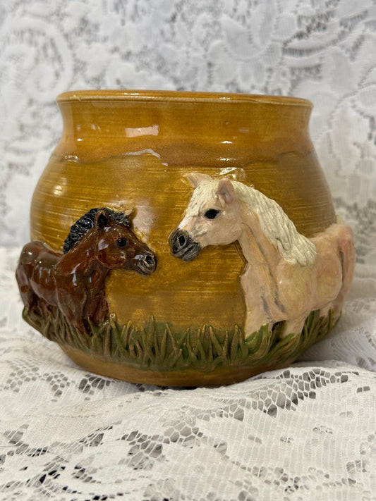 Horse Flower Pot