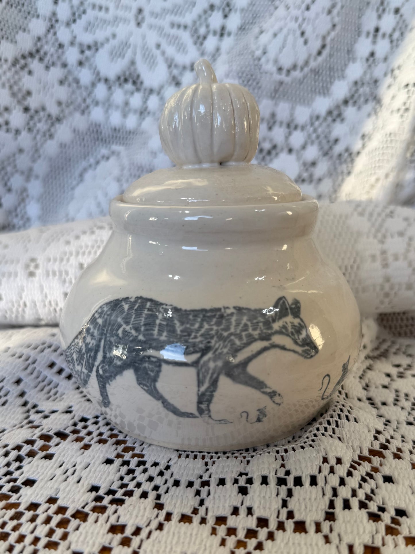 *Seconds* Pumpkin Fox Container