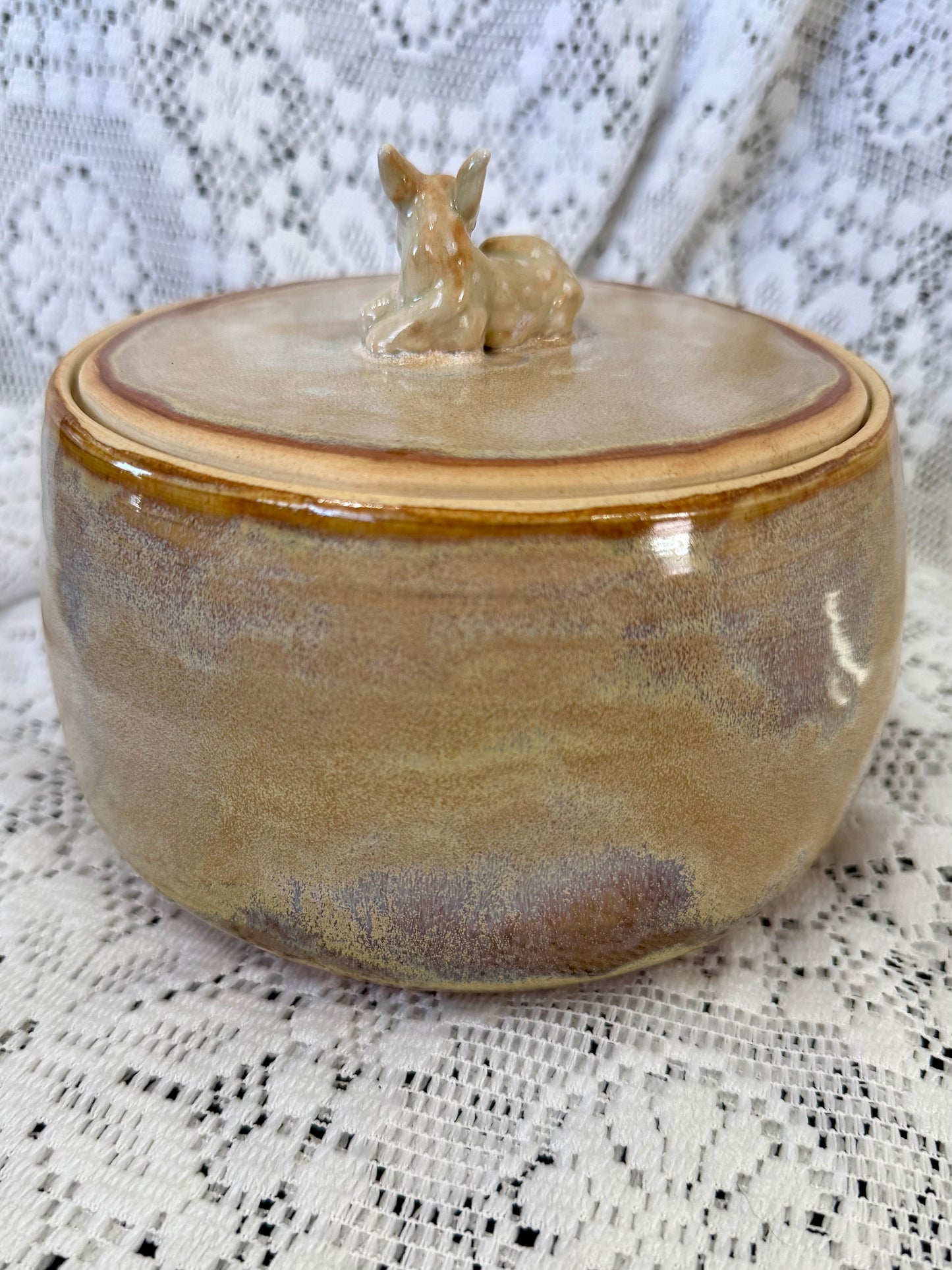 Sleeping Fawn Sourdough Crock/Container