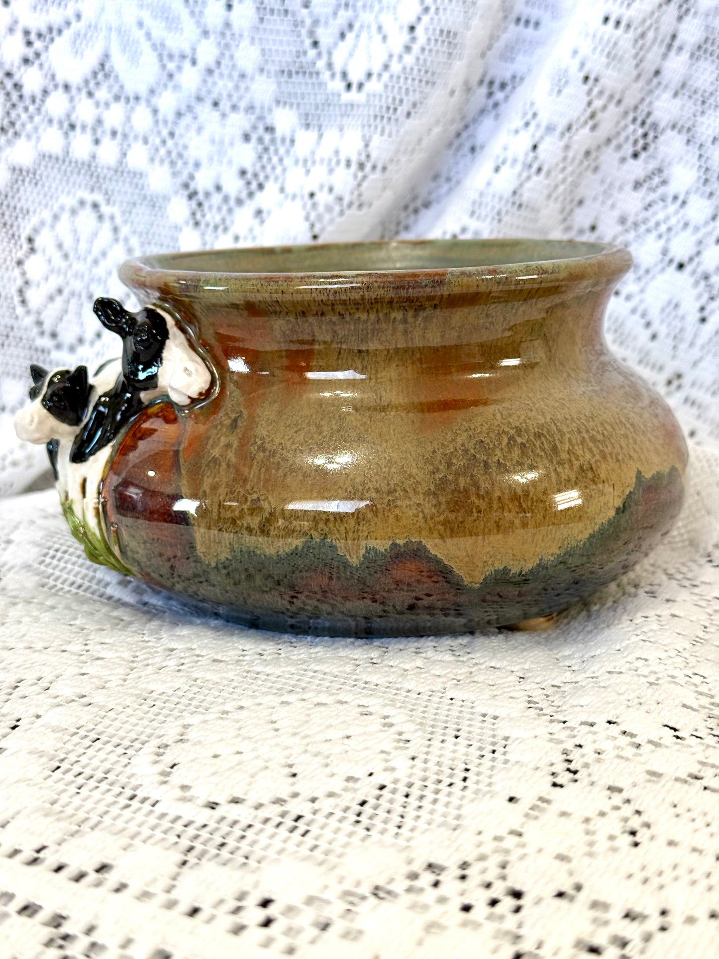 Cow and Calf Flower Pot 🐄