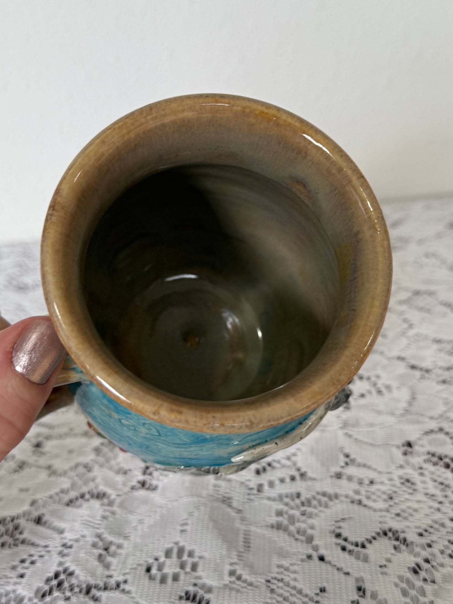 **Handle Crack** Longhorn Mug 2