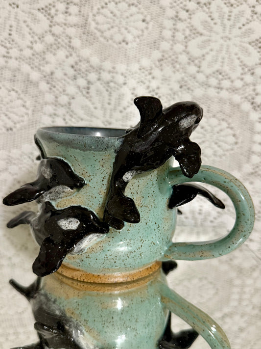 Large Orca Pod Mug