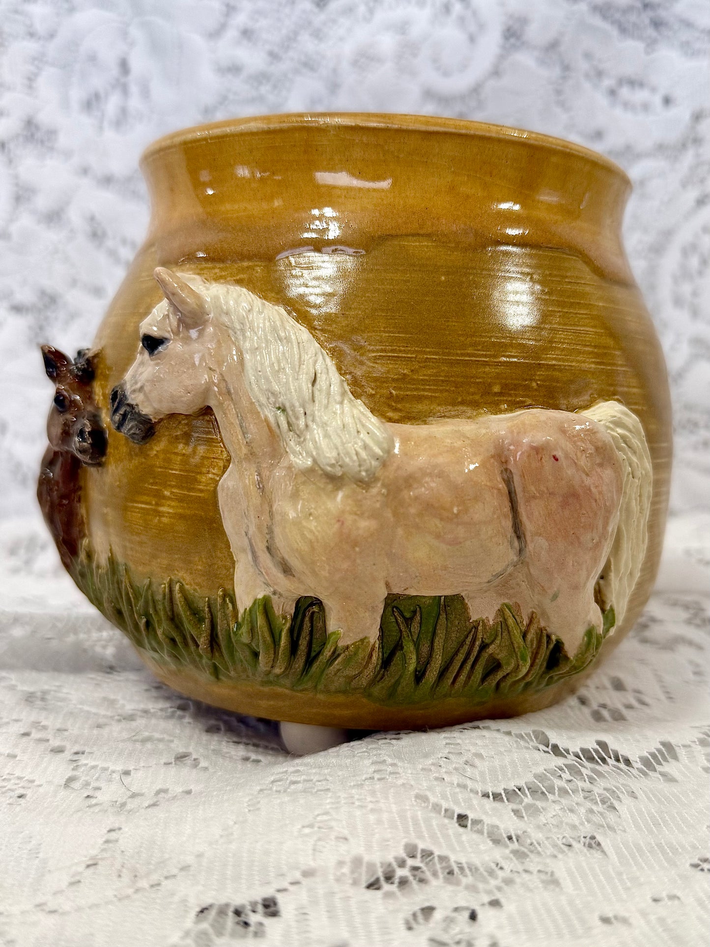 Horse Flower Pot