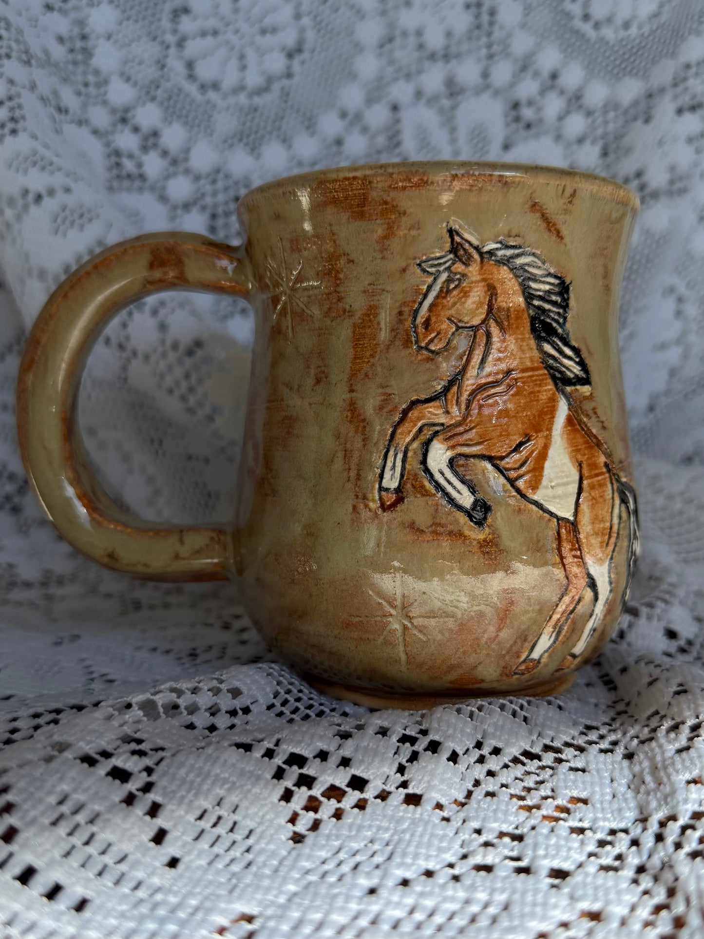 Western Horse Mug