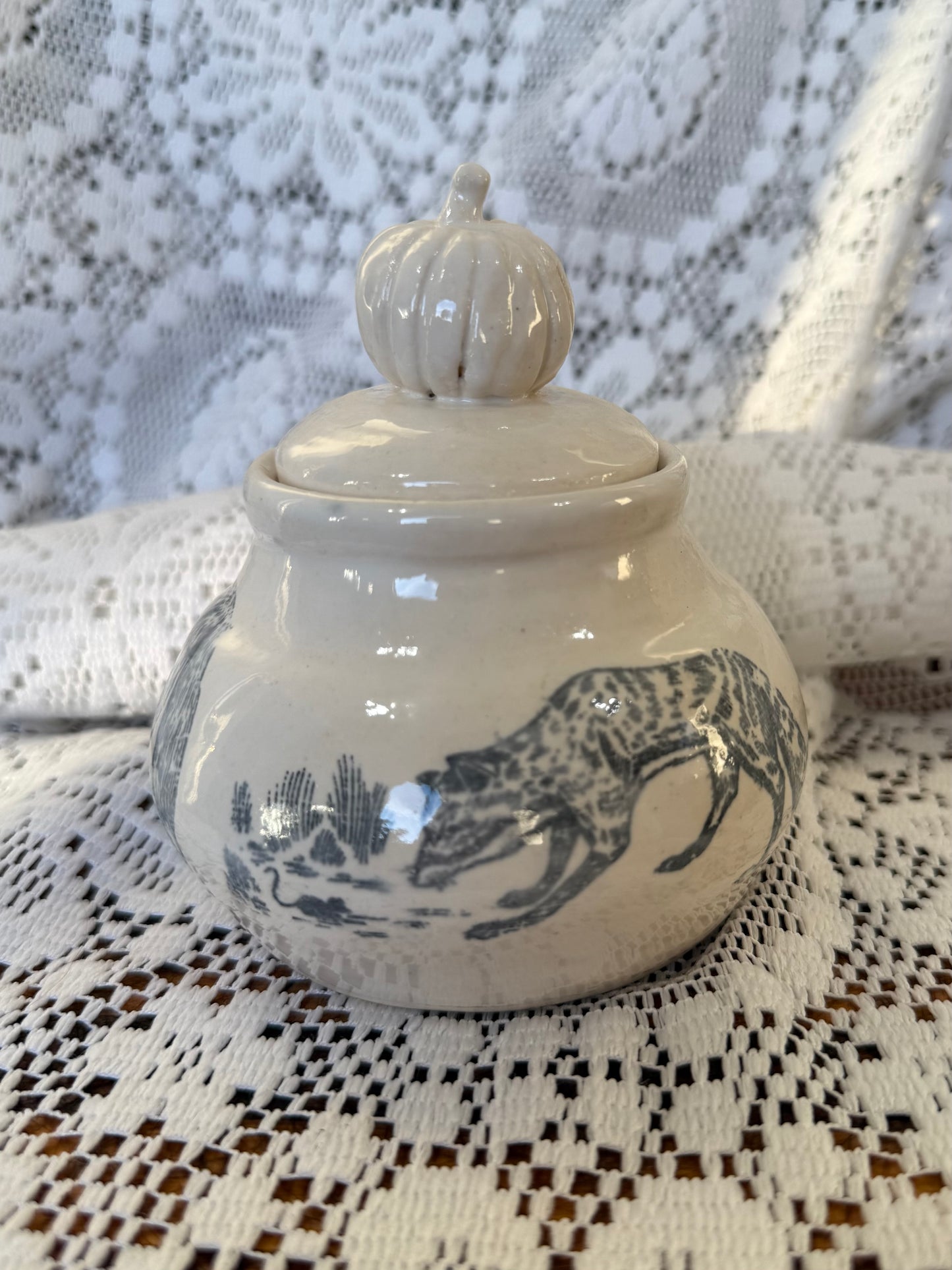 *Seconds* Pumpkin Fox Container