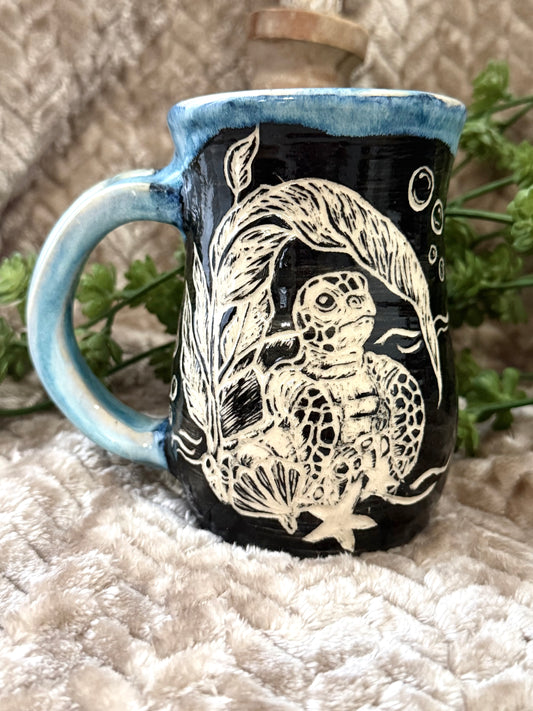 Under the Sea – Sea Turtle Mug 🐢🌊