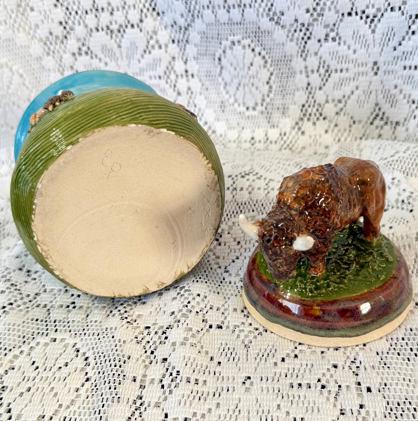 Buffalo Jar/Sourdough Container 🦬