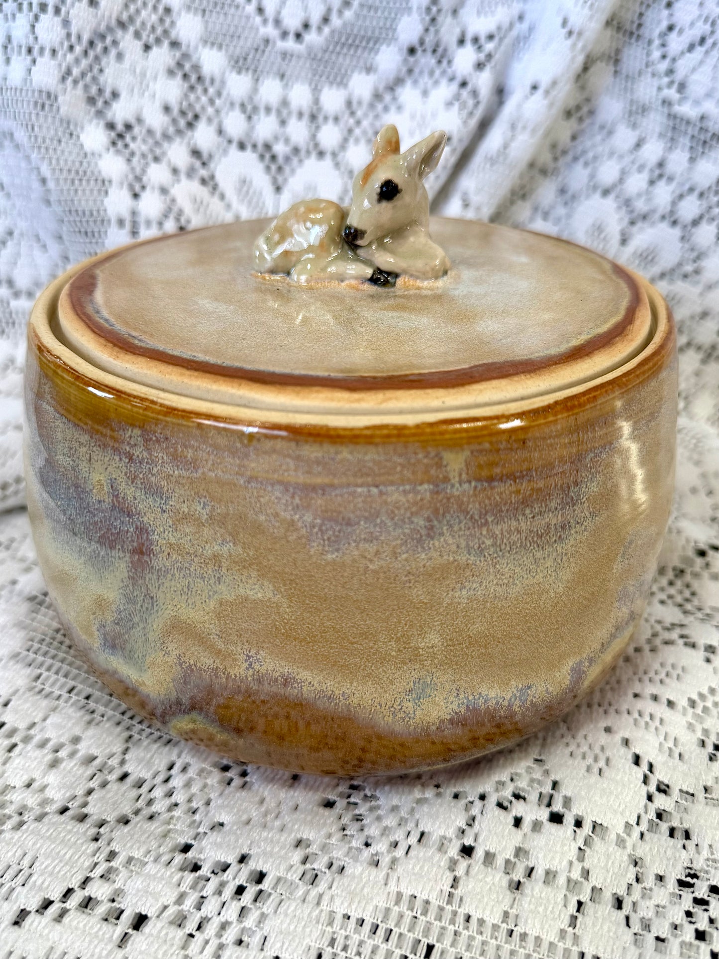 Sleeping Fawn Sourdough Crock/Container