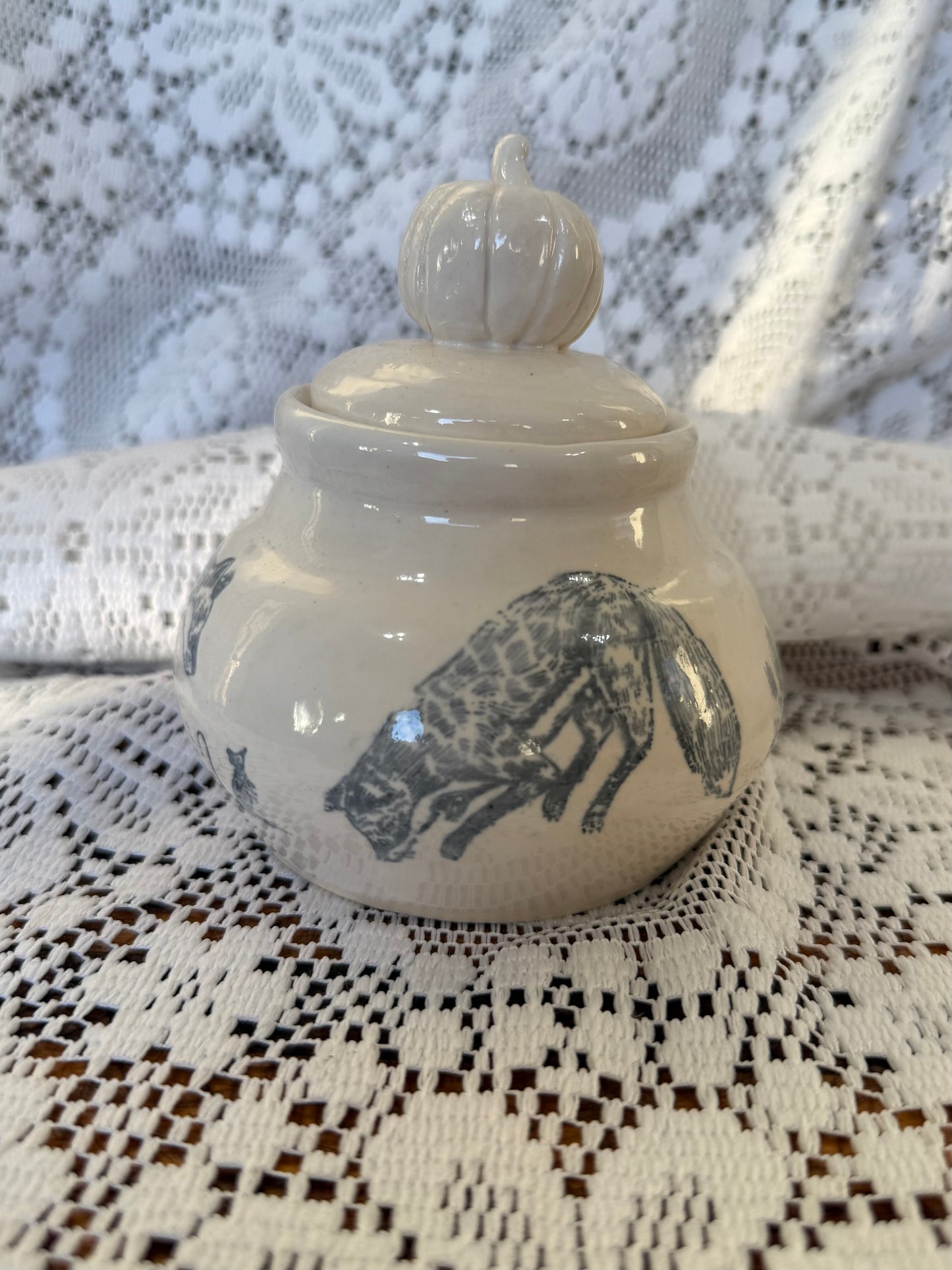 *Seconds* Pumpkin Fox Container