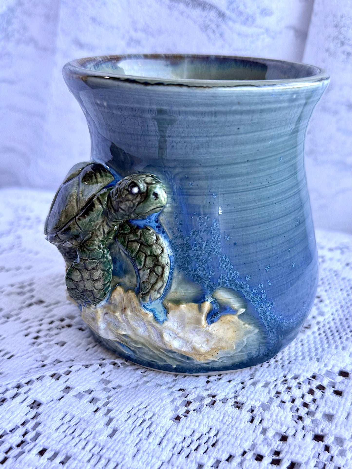 Sea Turtle Vase