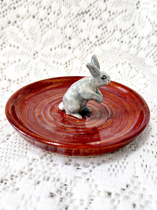 Rabbit Jewelry Dish 2