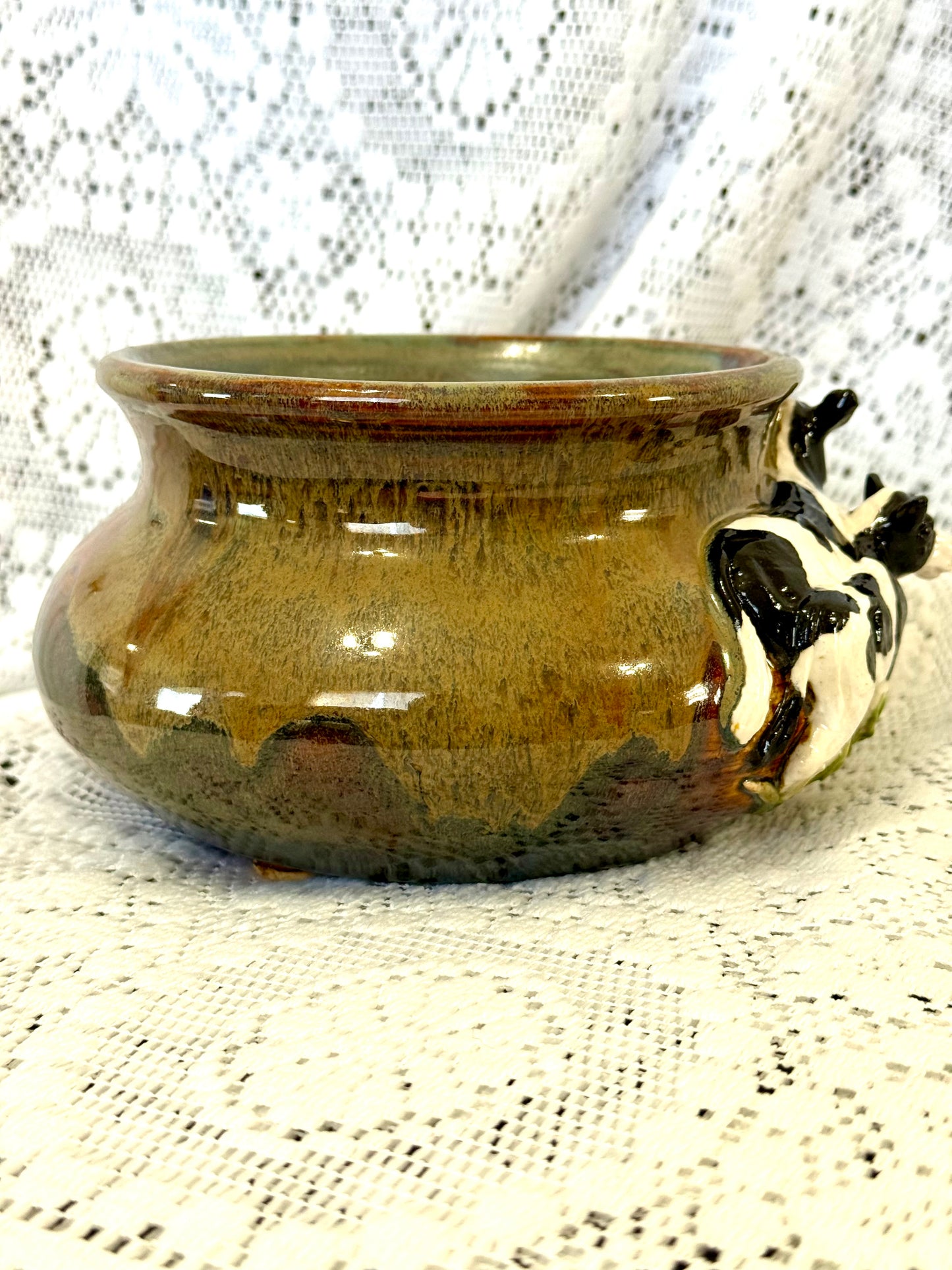 Cow and Calf Flower Pot 🐄