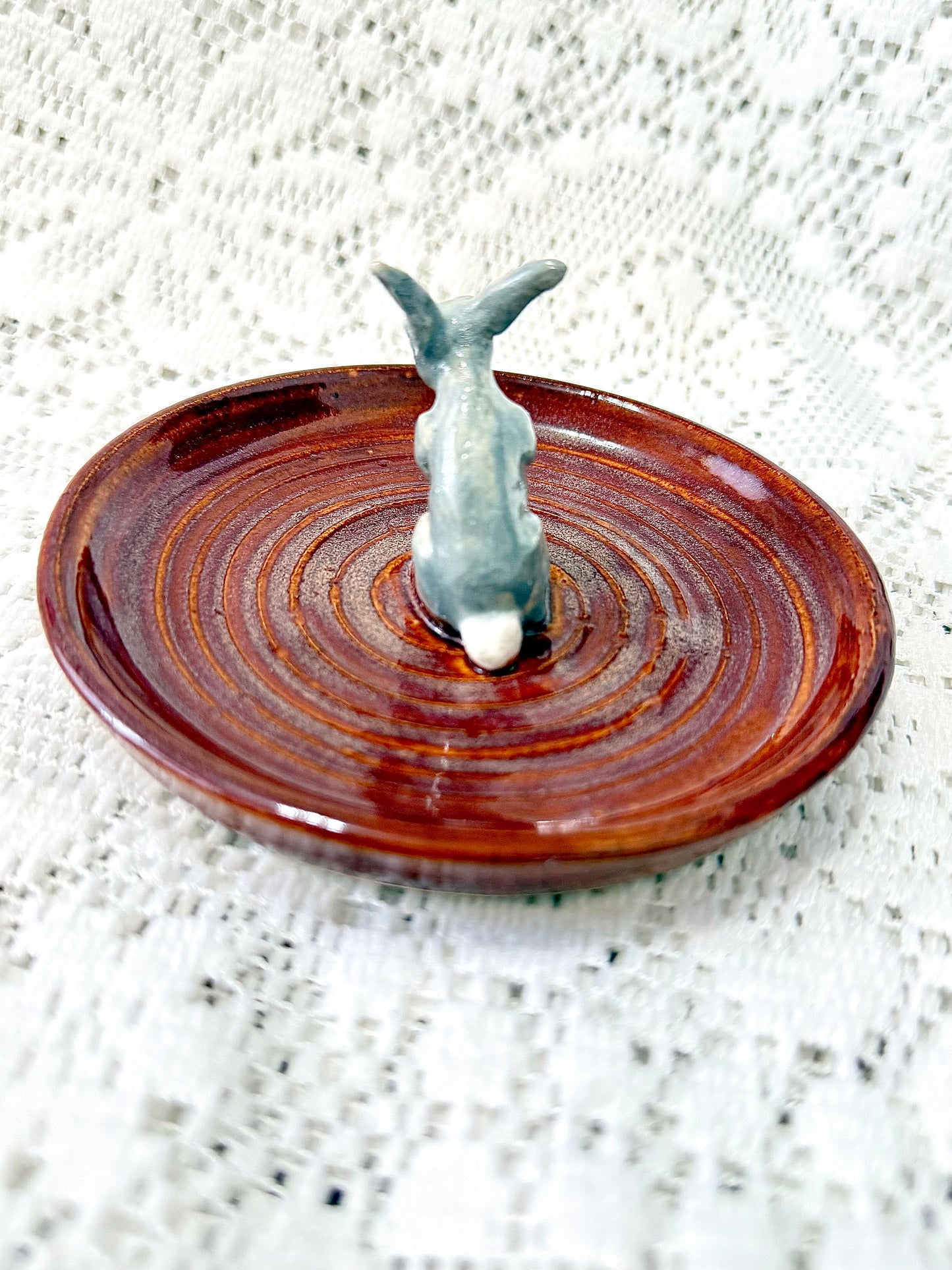 Rabbit Jewelry Dish 2