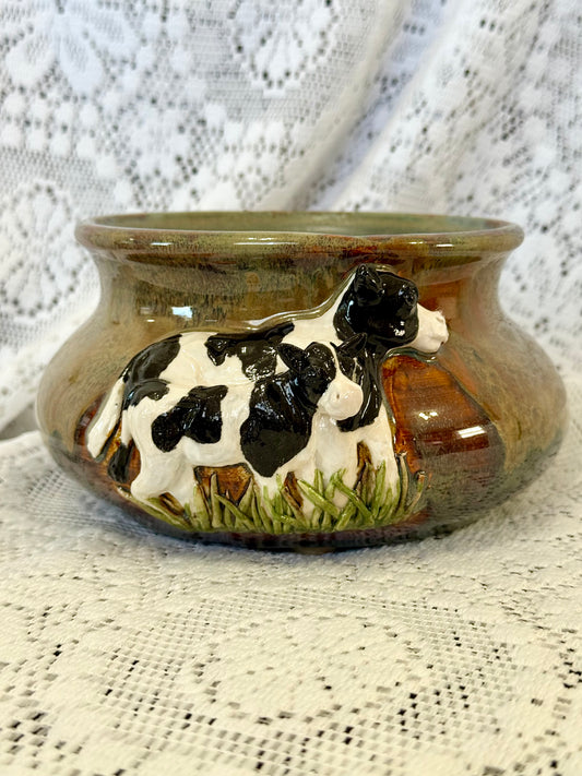 Cow and Calf Flower Pot 🐄