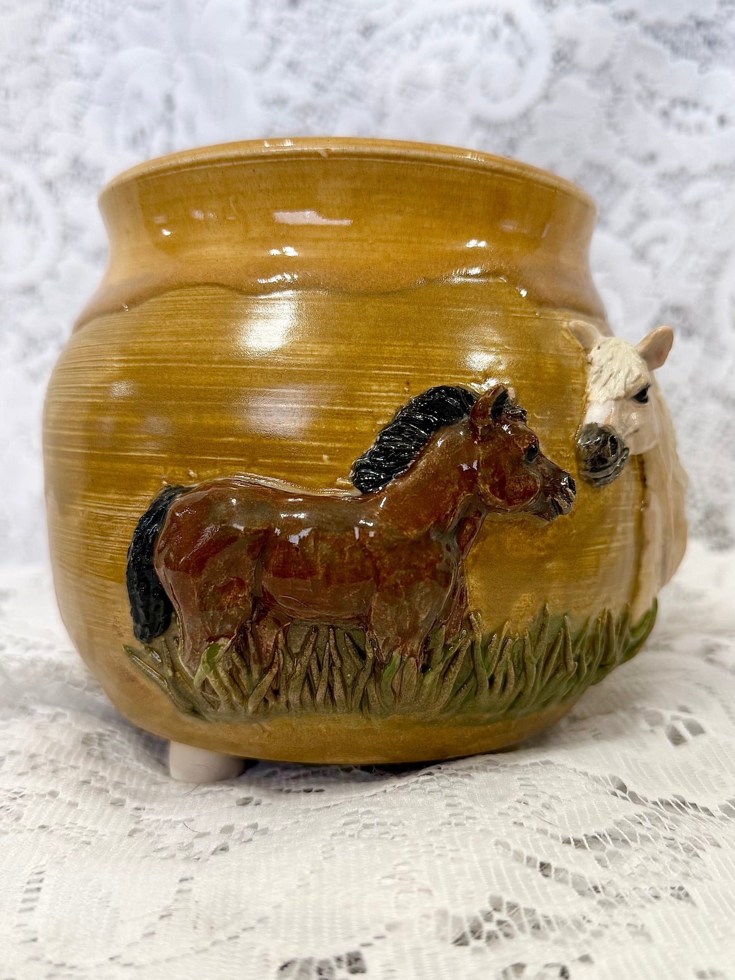 Horse Flower Pot