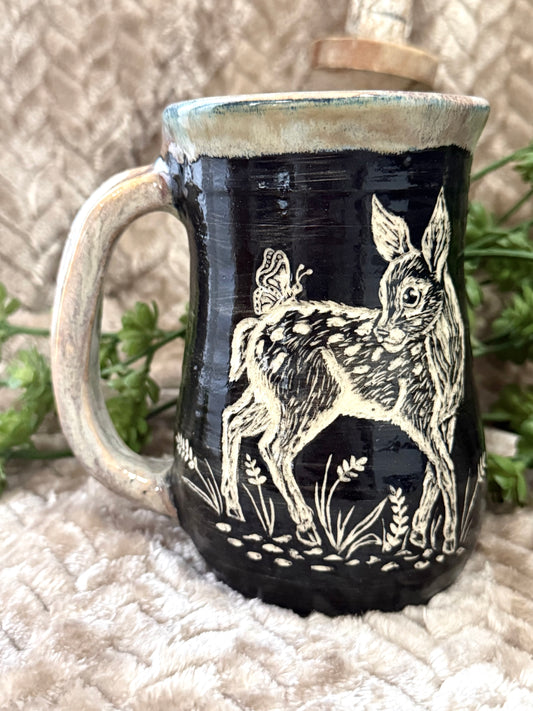 Fawn & Butterfly Mug 🦌🦋
