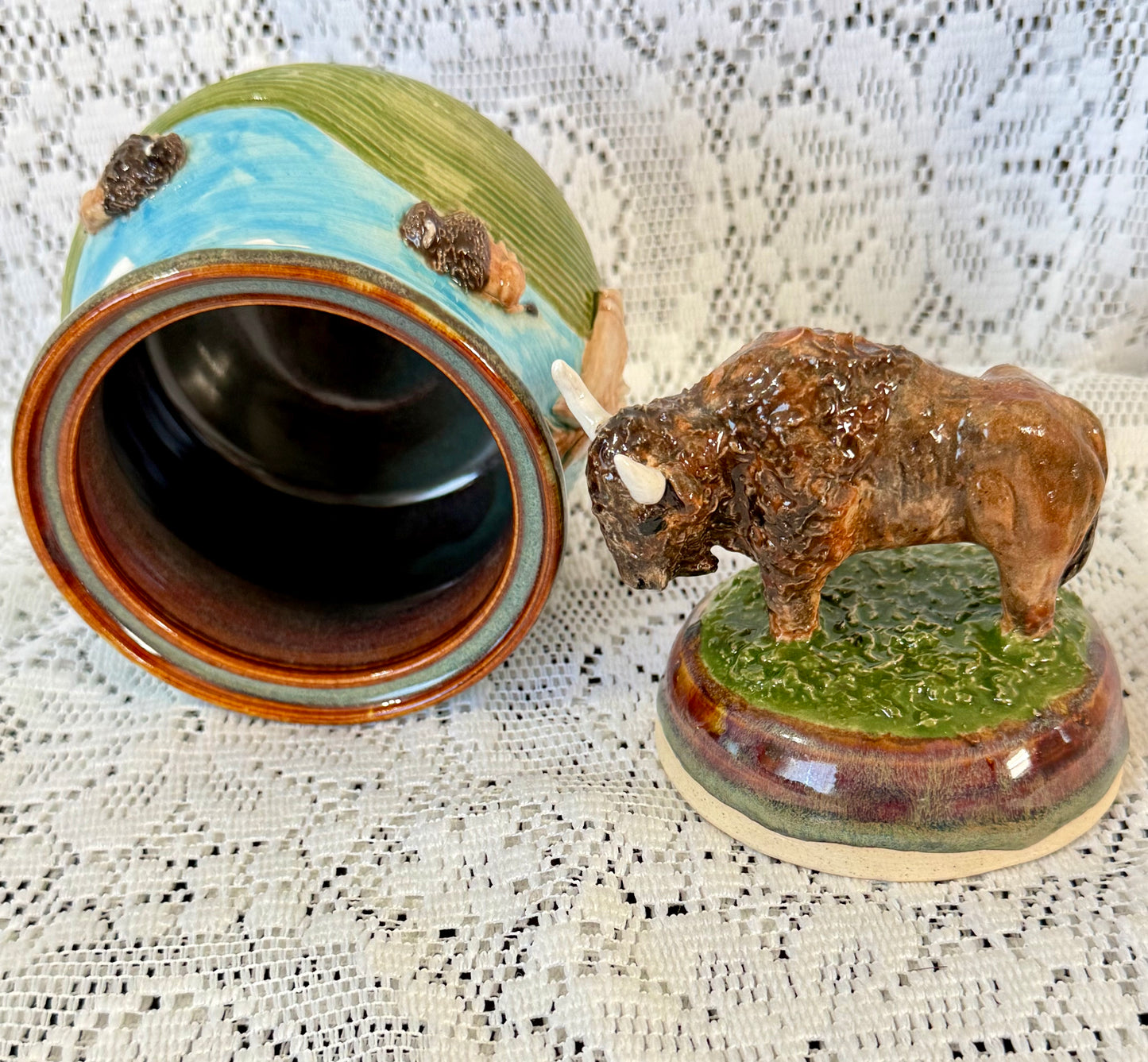 Buffalo Jar/Sourdough Container 🦬