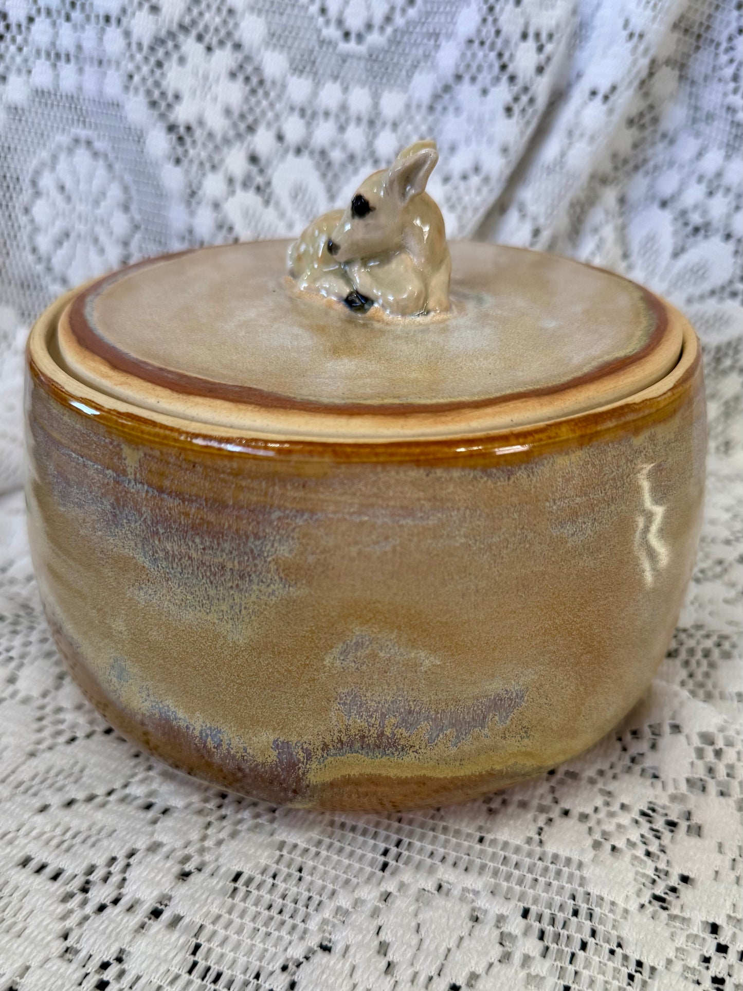 Sleeping Fawn Sourdough Crock/Container
