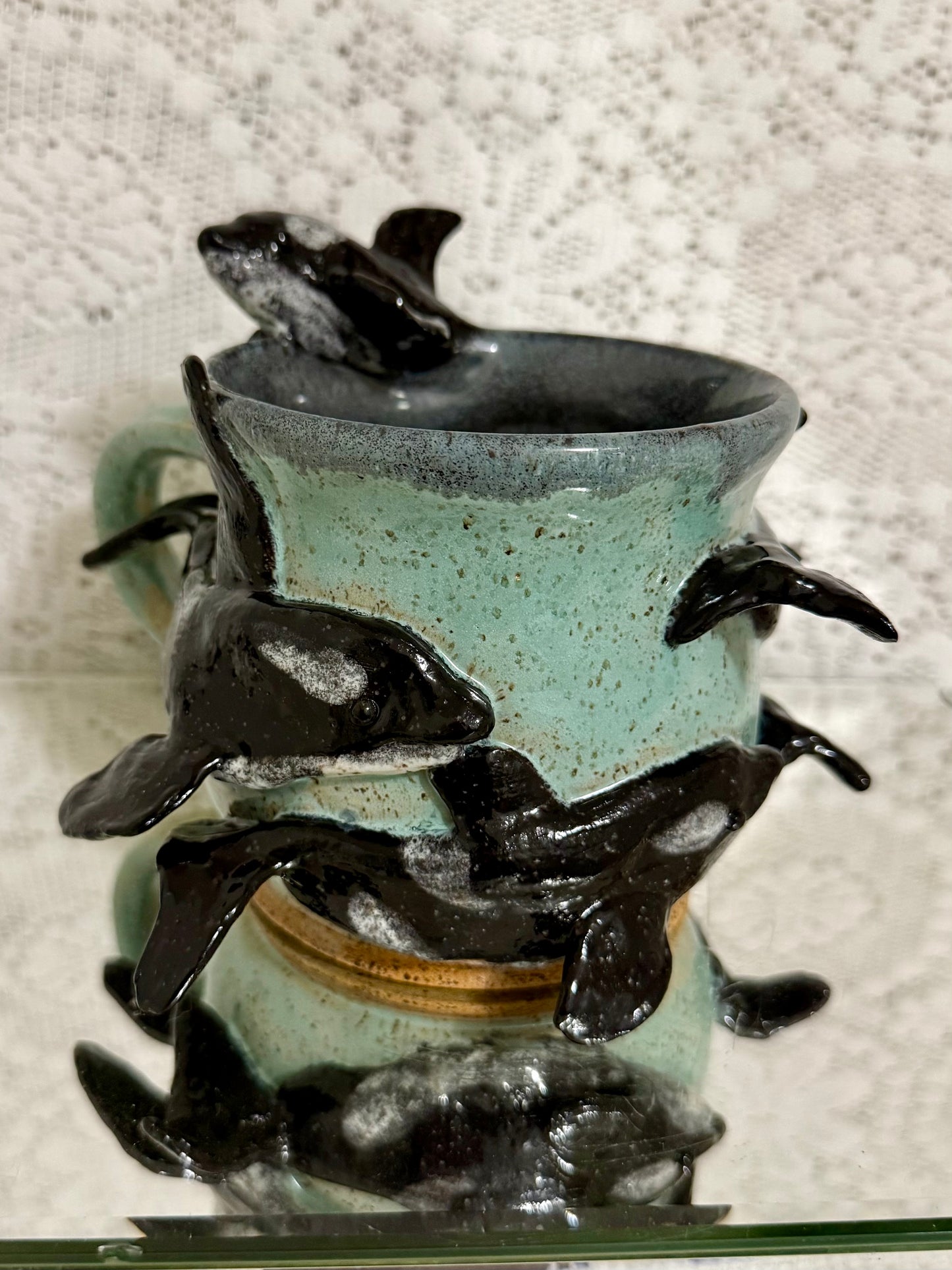 Large Orca Pod Mug