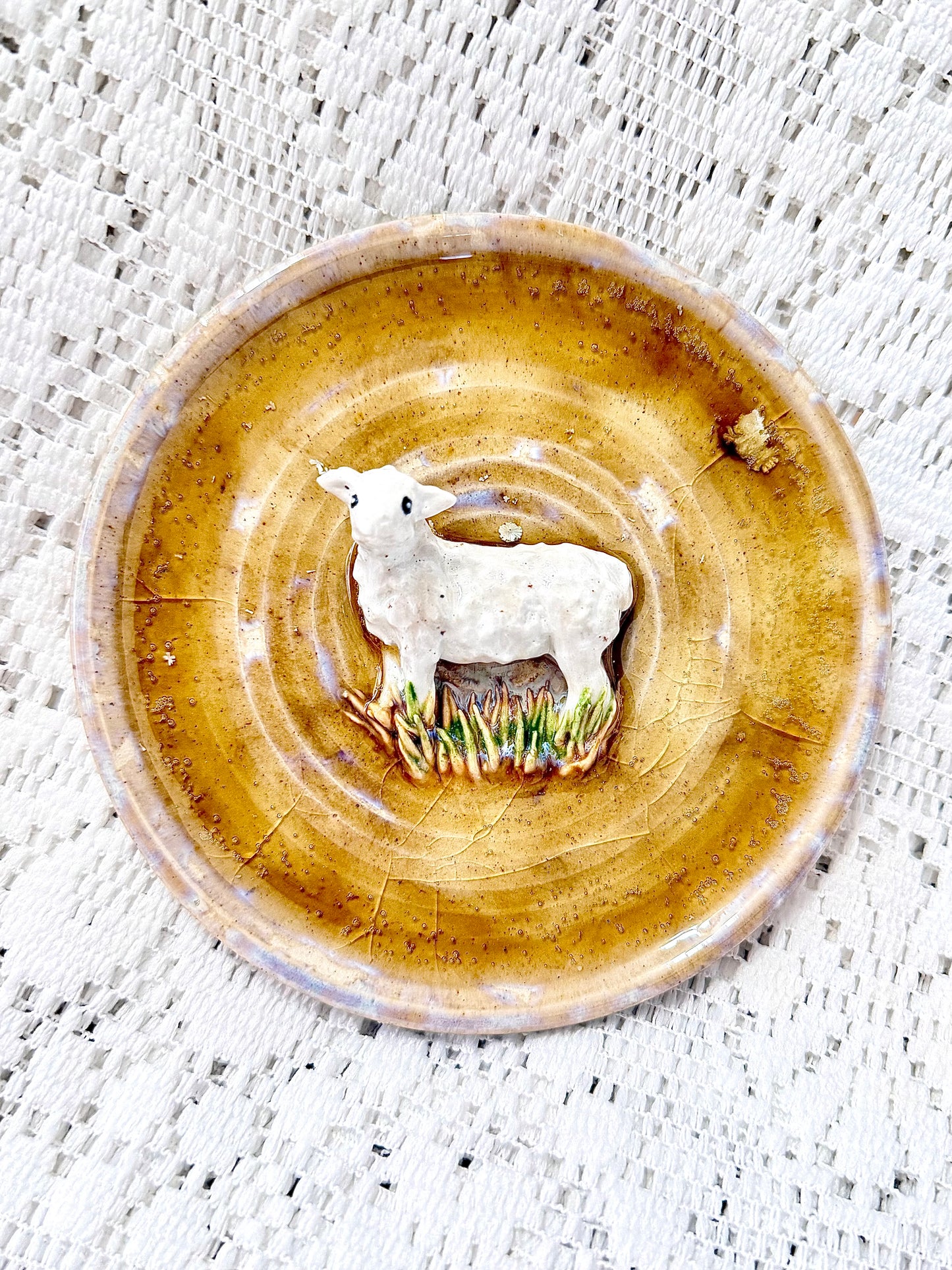 Lamb Jewelry Dish