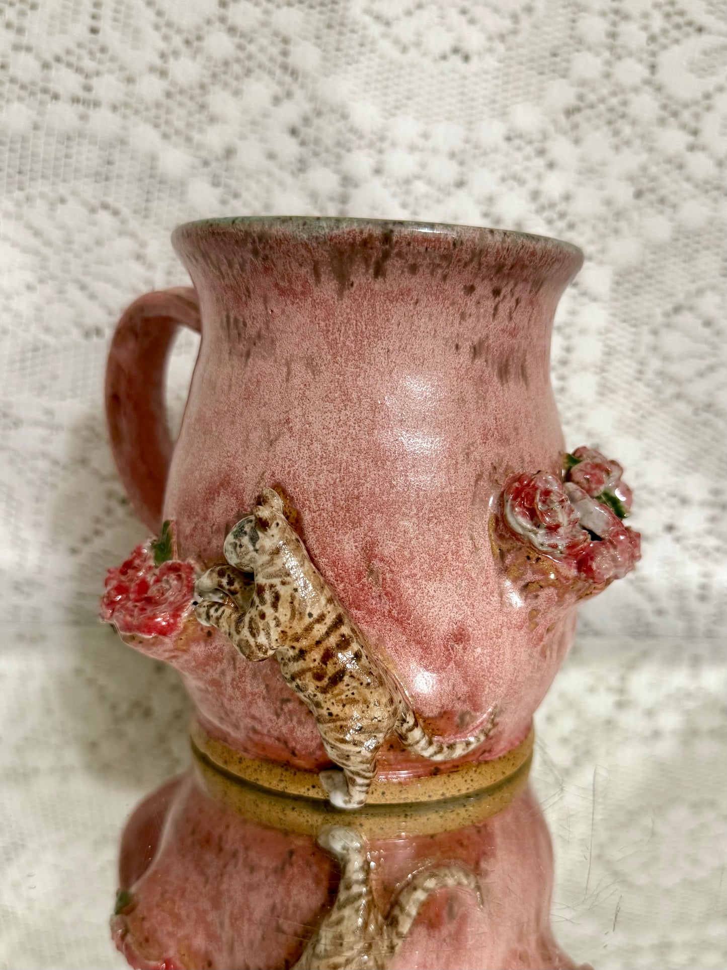 Flower Cat Mug