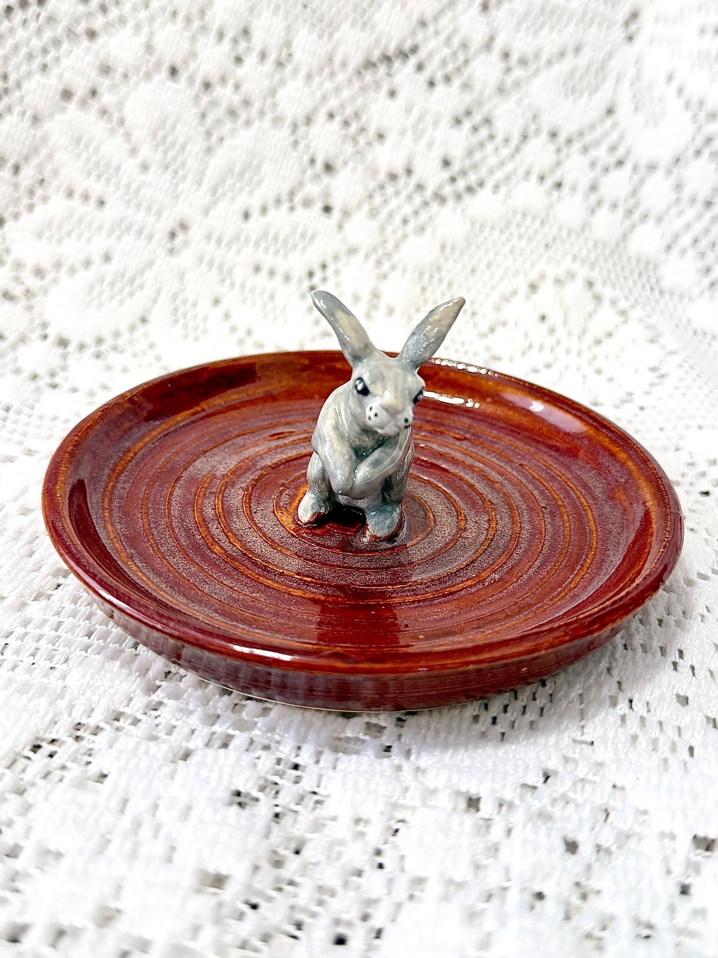 Rabbit Jewelry Dish 2