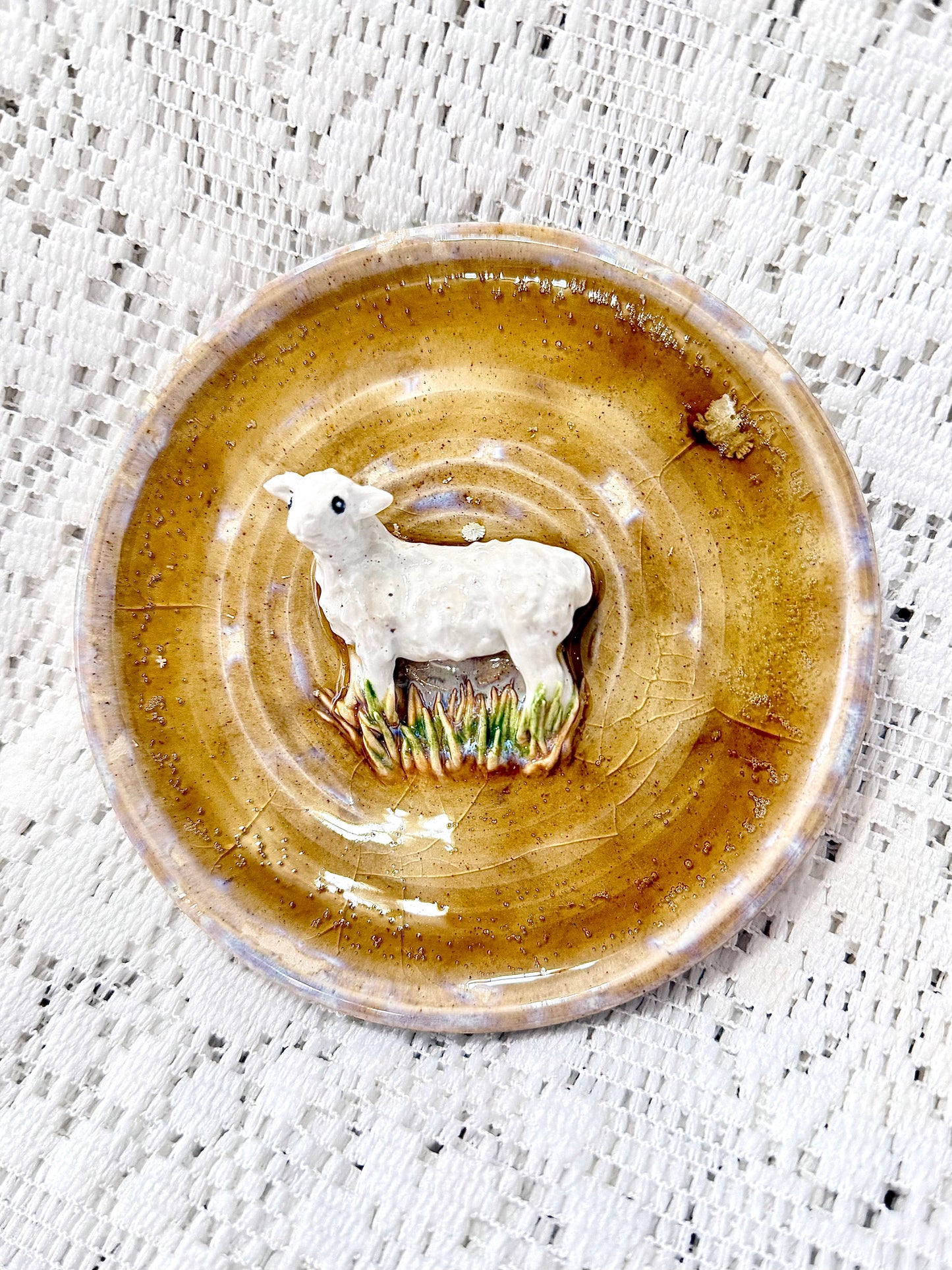 Lamb Jewelry Dish