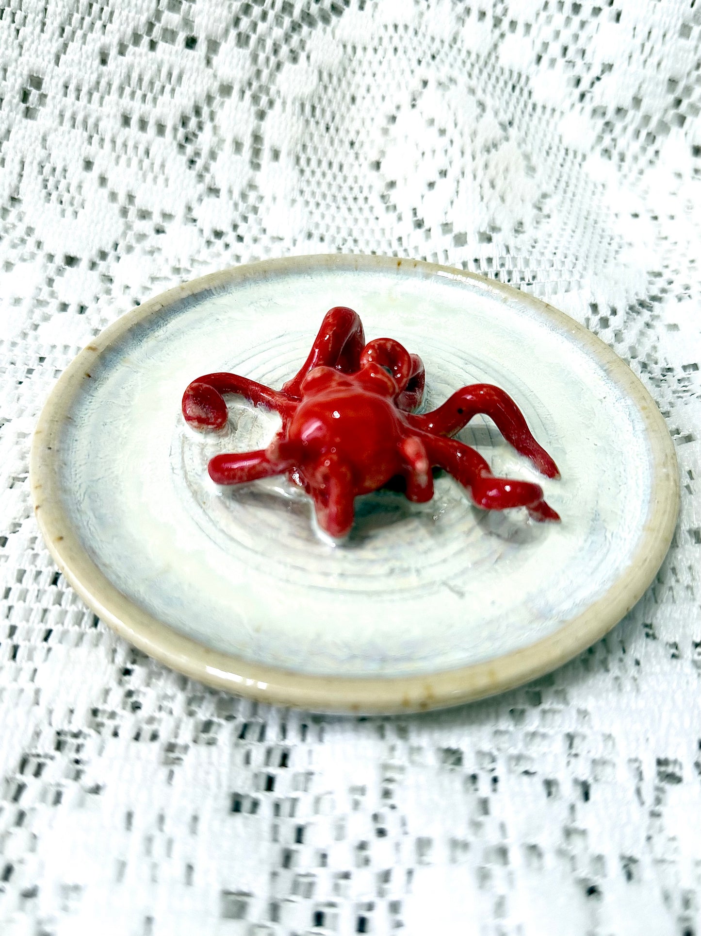Shimmery Octopus Jewelry Dish
