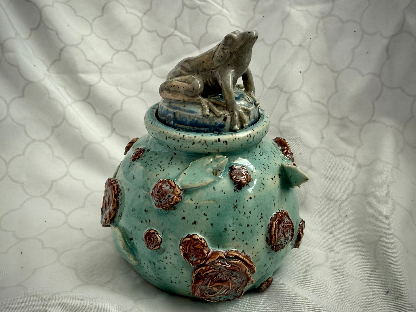 Springtime Frog Container